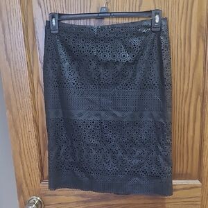 Chic Black Lace Skirt